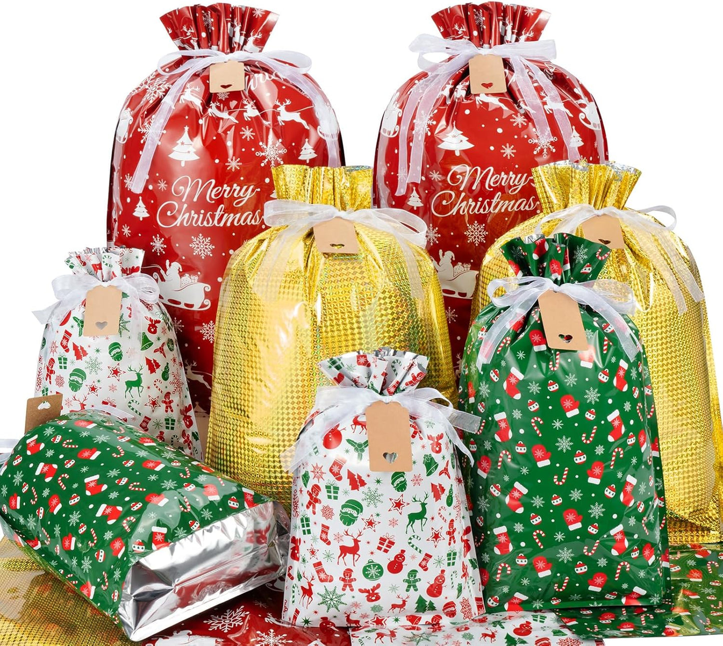 Kringle Express Drawstring Gift Bags
